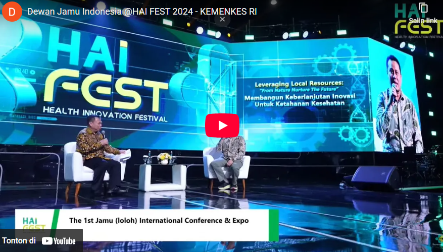 Dewan Jamu Indonesia @HAI FEST 2024 - KEMENKES RI